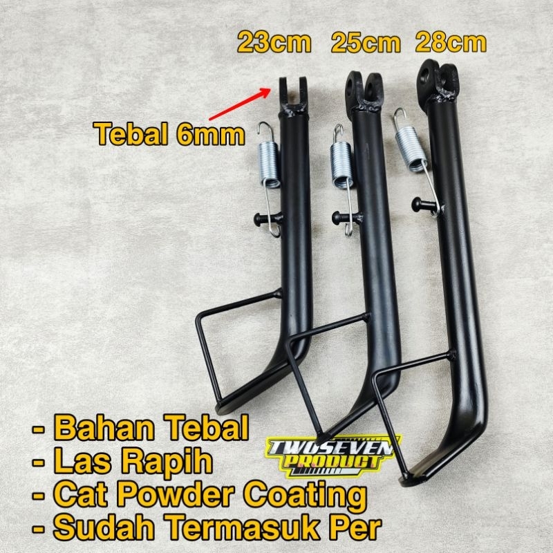 Standar Samping Supra X 125 Grand Karisma Revo C70 Cs1 Blade GTR Sonic 150R Universal Bebek Honda Pa