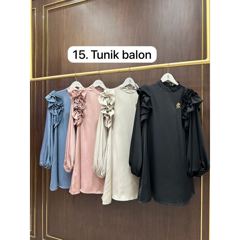 Tunik Balon Polos Ori Shellasaukia