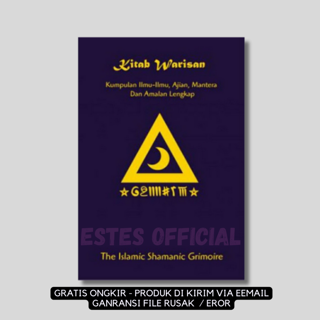 

[ ID3549 ] Kitab Warisan Kumpulan Ilmu-Ilmu, Ajian, Mantera Amalan Lengkap