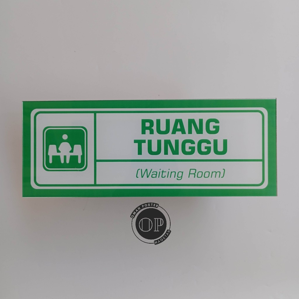 

Stiker Ruang Tunggu - Waiting Room - Tempat Menunggu - Stiker Vinyl