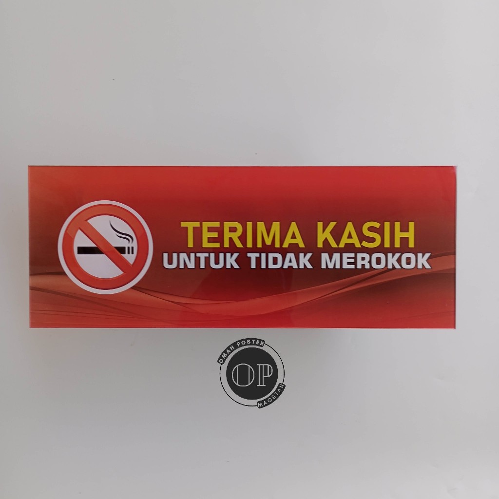 

Stiker Terima Kasih Tidak Merokok - Kawasan Tanpa Rokok - No Smoking Area