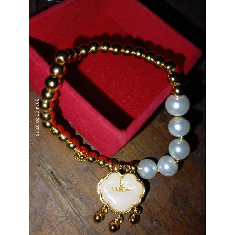 Gelang Titanium plated gold