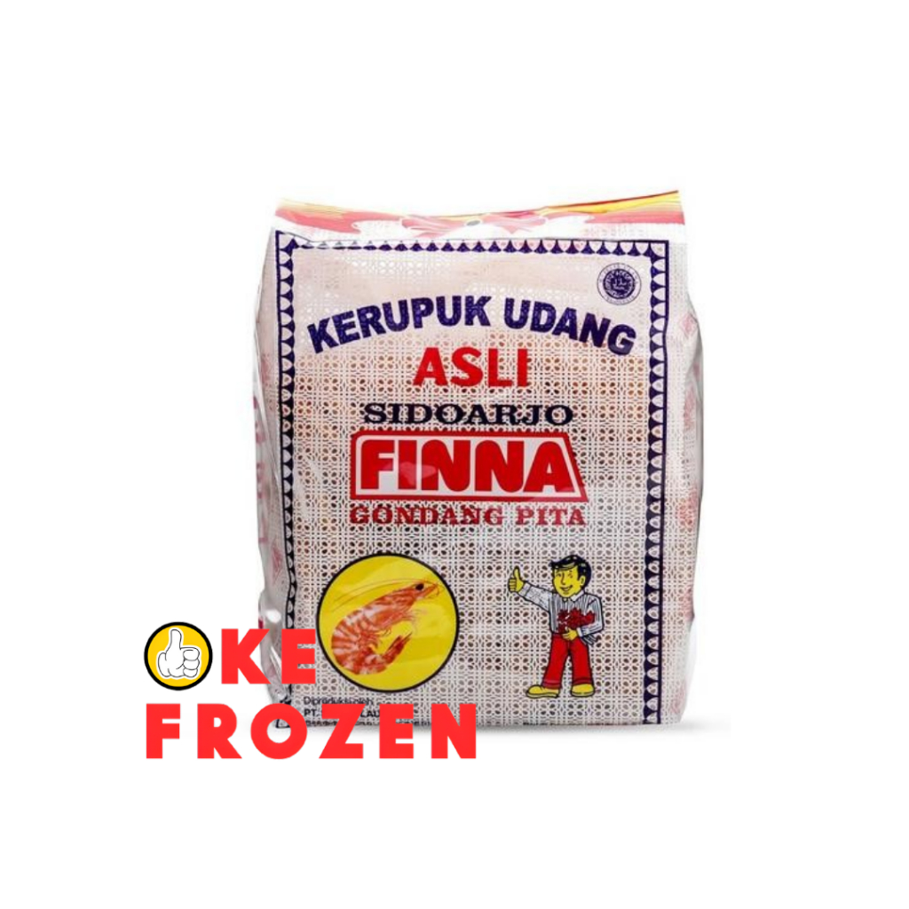 

FINNA KERUPUK UDANG GONDANG PITA 500GR / KRUPUK MENTAH