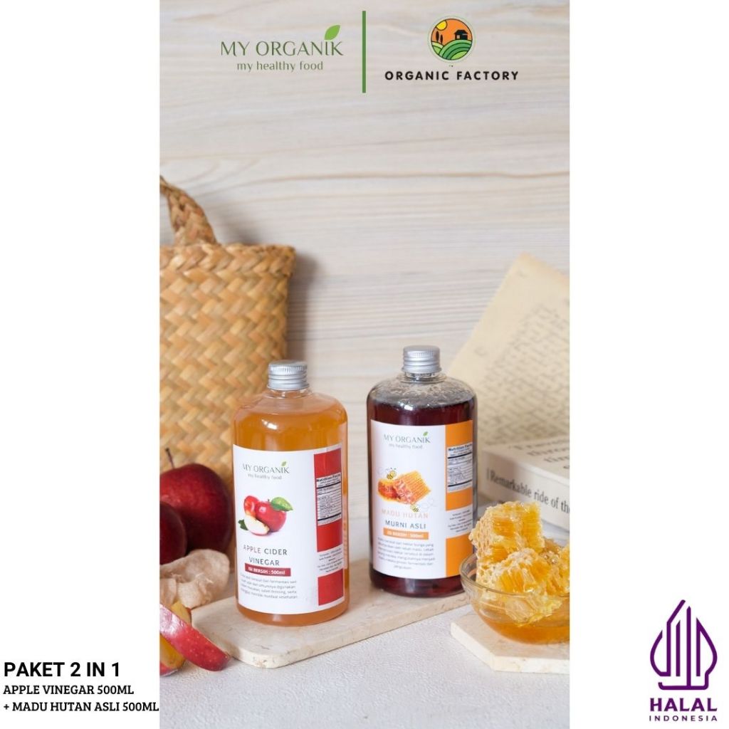 

My Organik Extra Bigsale Madu Hutan Murni 500 ML Cuka Apel Apple Cider With Mother Murni 500 ML