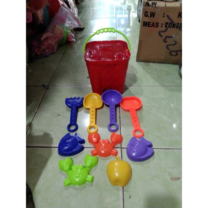 Sendy toys mainan cetakan pantai Giant jumbo