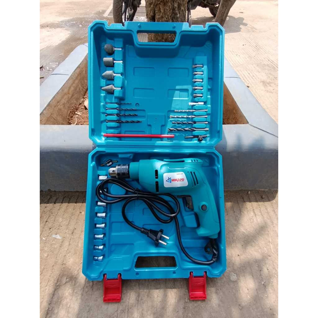 Mesin Bor Listrik 13/10 mm Tembok Beton Impact Drill bor listrik murah Electric Impact Drill
