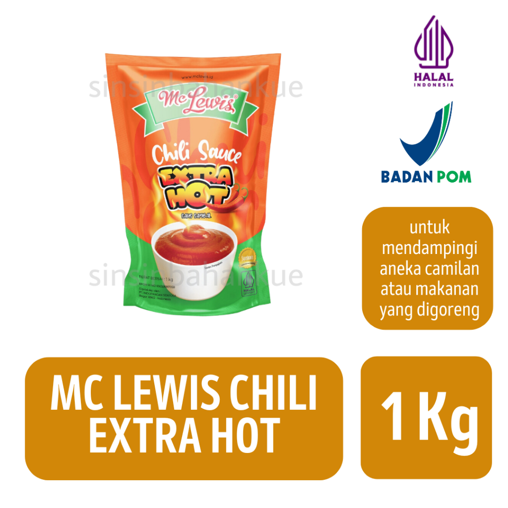 

Mc Lewis Chili Sauce Extra Hot - 1Kg