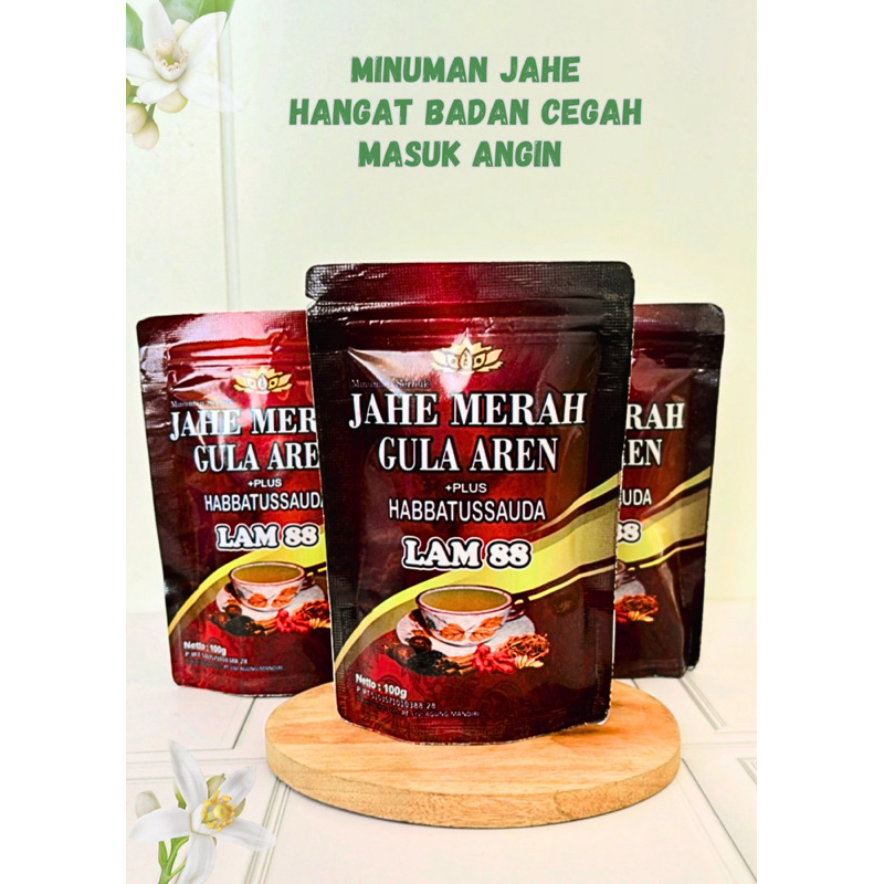 

Wedang Jahe Merah Gula Aren Habbatussauda Secang lada Hitam Imun Boster Herbal alami