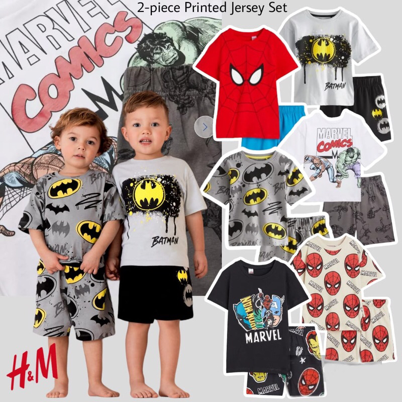 hm boys set (1-8th) / setelan anak hm / hm setelan / baju tidur anak / setelan anak