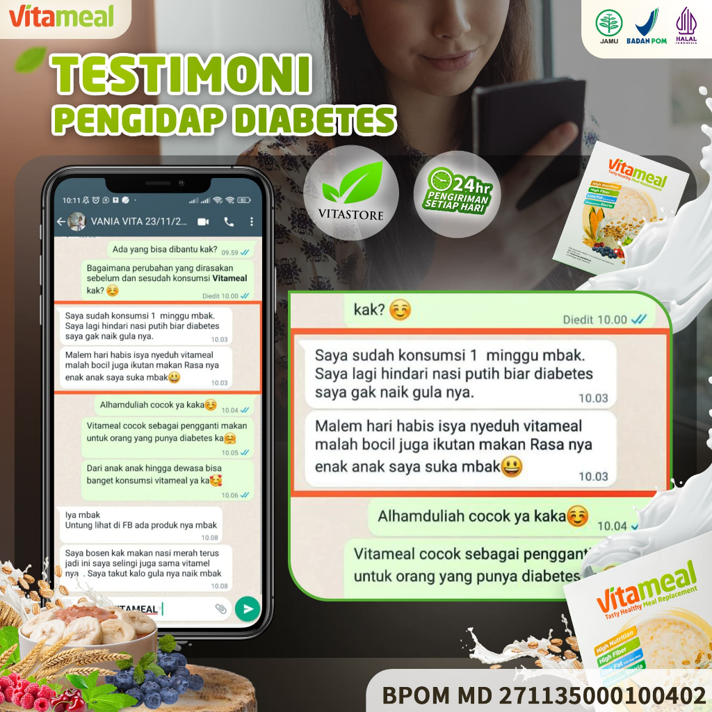

RB VITAMEAL Paket Hemat 2 Box Sereal Multigrain Pengganti Nasi Bantu Cegah Diabetes Turunkan