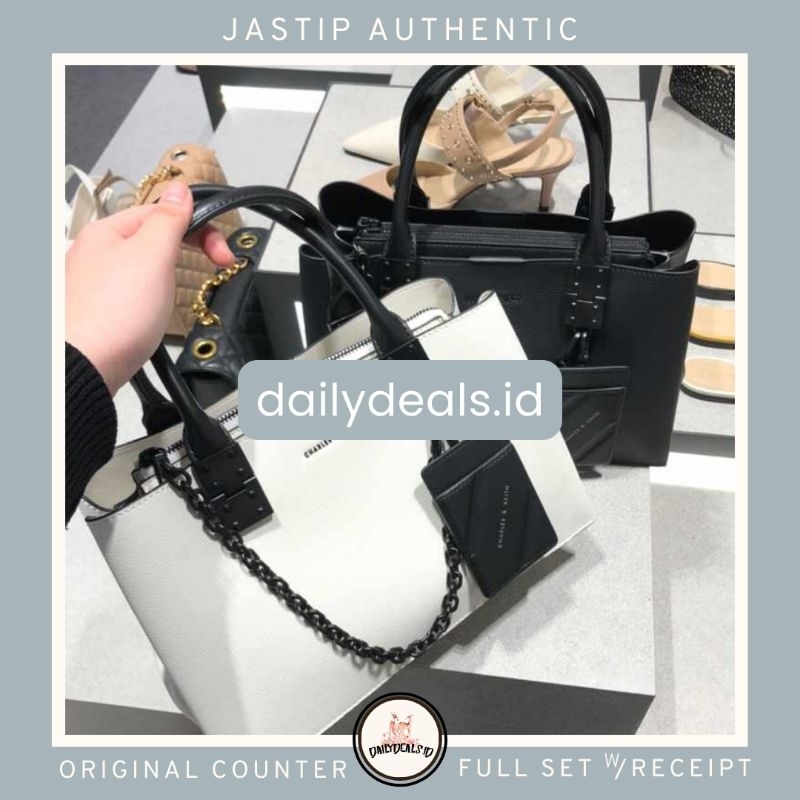 [RESTOCK] #2-50671160 DOUBLE TOP HANDLE BAG - Jast[p] CK ORIGINAL COUNTER TAS STORE MALL AUTHENTIC S