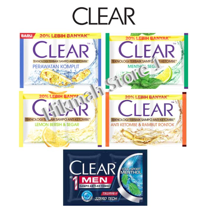 Clear Shampo Shampoo RENCENG | 24 SACHET