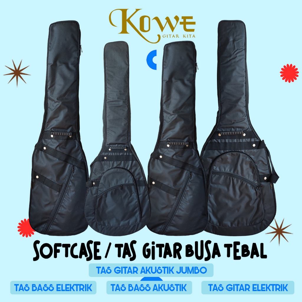 Softcase Bass Elektrik / Tas Bass Elektrik Spon Tebal