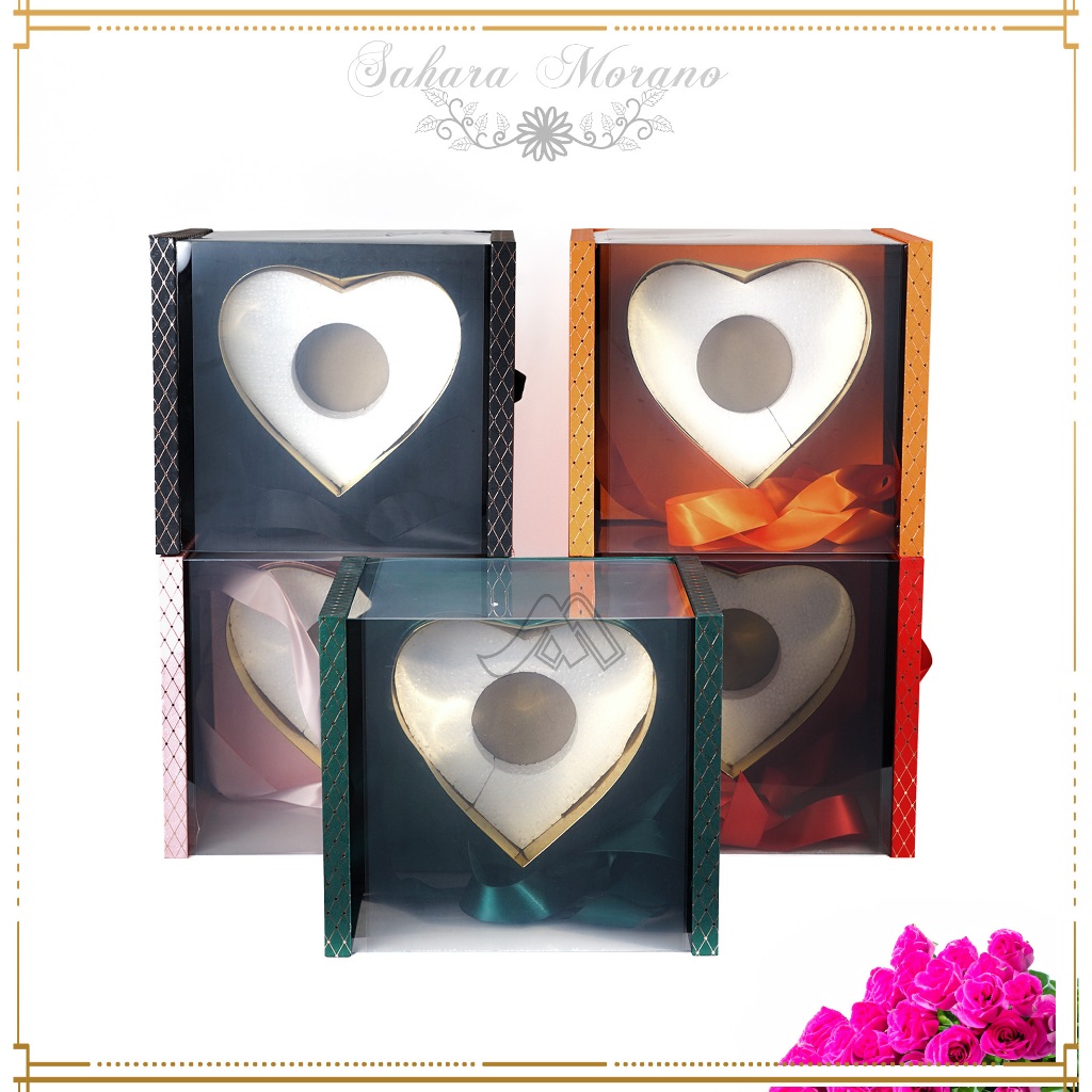 

Gift Box Valentine Transparant Kotak Kado Multifunction Box Box Seserahan Kotak Kado Ulang Tahun