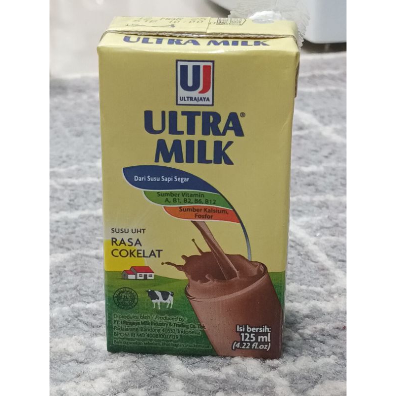 

Susu ultra milk cokelat 125ml