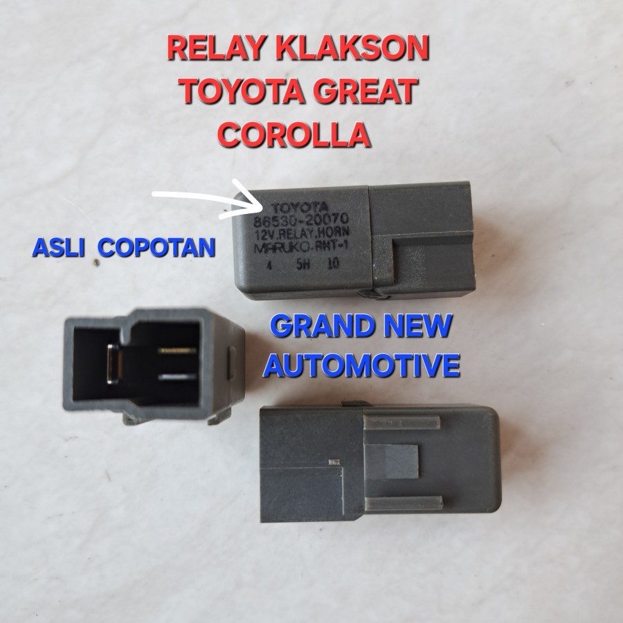 RELAY KLAKSON TOYOTA GREAT COROLLA KIJANG ASLI COPOTAN JAPAN