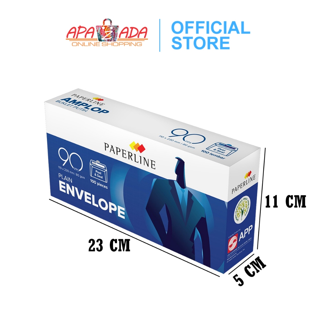 

HJK Apazada - Amplop Buklet Putih Polos 90 PPS [1 Pack - 100 Lembar] / Plain Envelope Booklet
