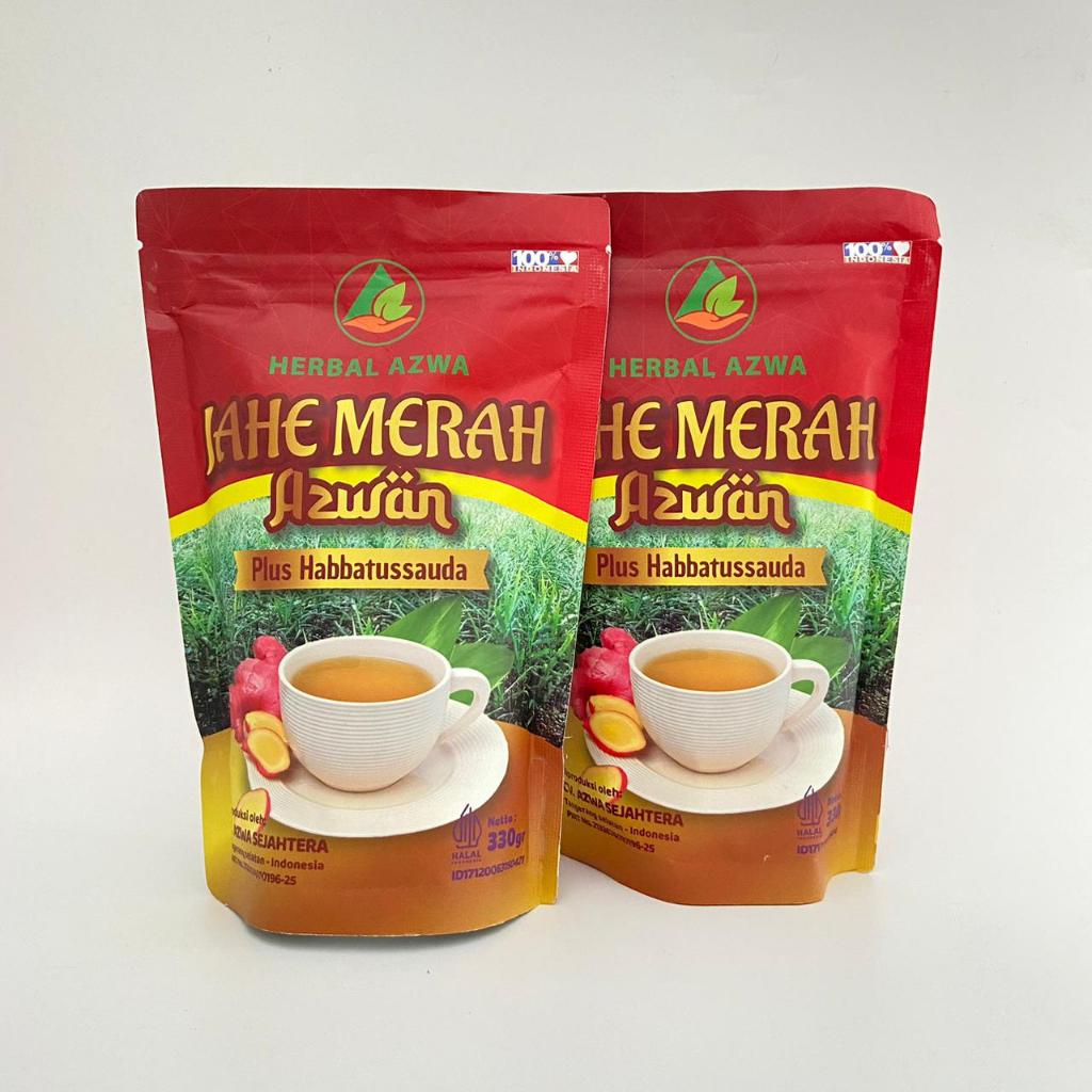 

Jahe Merah Azwan plus Habatussauda Herbal Azwa 330 gram