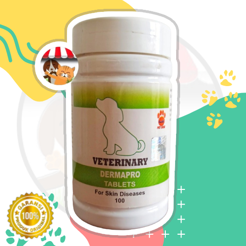 Supplement Dermapro Tablet Small Dog - Obat Jamur Scabies Anjing Kecil