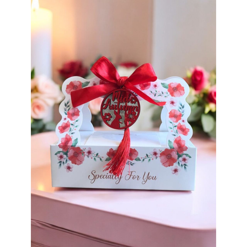 XIANG - box dus packaging kemasan kotak mooncake isi 2 uk 125 gr