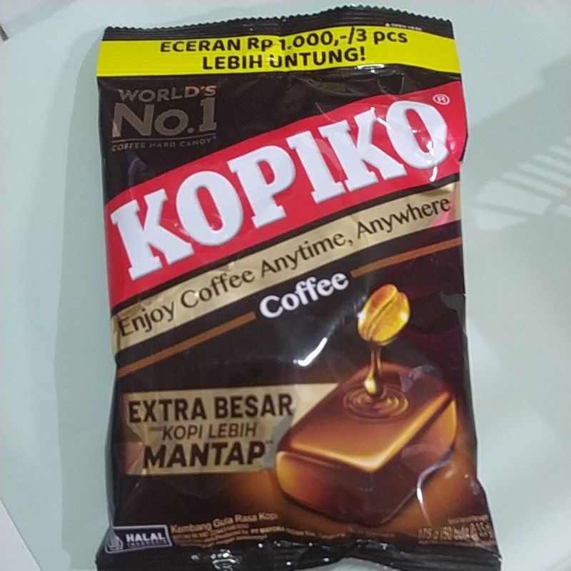 

Permen Kopiko bag kopiko classic hitam 1 pack coffe shot