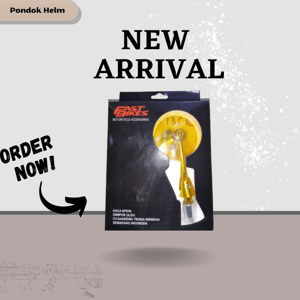 Spion Jalu Bulat Cembung Fast Bikes Universal / Spion Bar End / Spion Jalur Bar End - Vario 125 -150