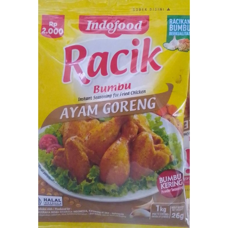 

bumbu racik ayam goreng 26gr