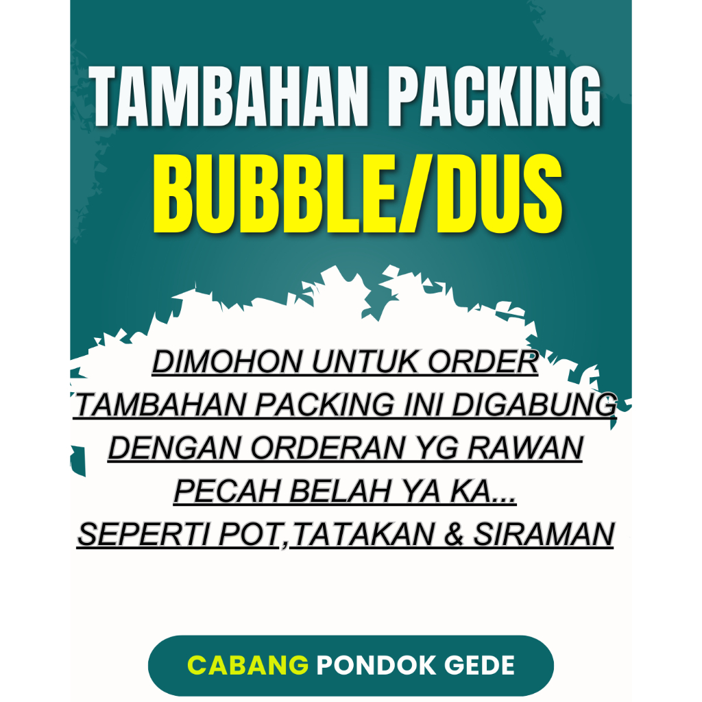 

TAMBAHAN PACKING BUBBLE WRAP/KARDUS