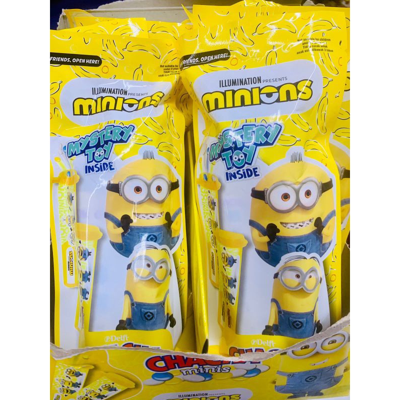 

DELFI CHA CHA ILLUMINATION PRESENT MINIONS MISTERY TOY INSIDE