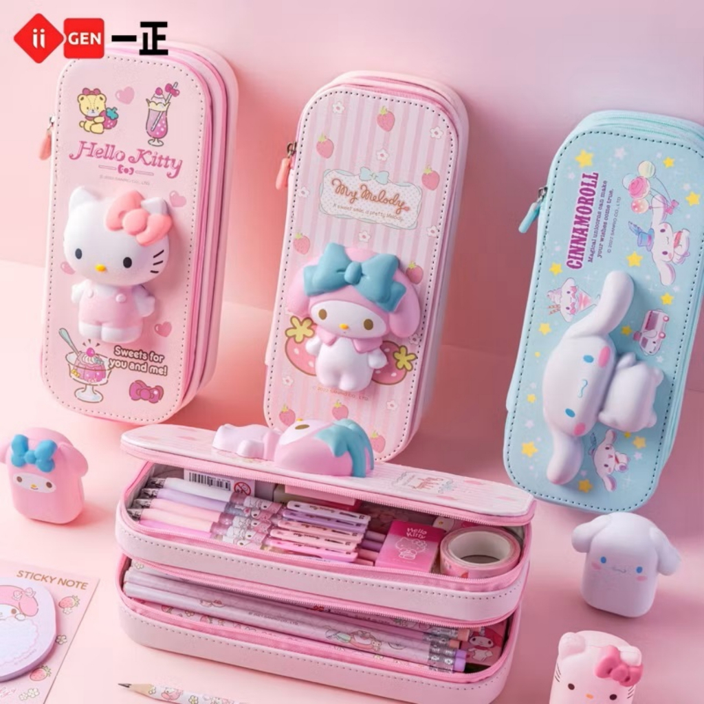 

Tempat Pensil 2 Susun Squishy Sanrio Pencil Case