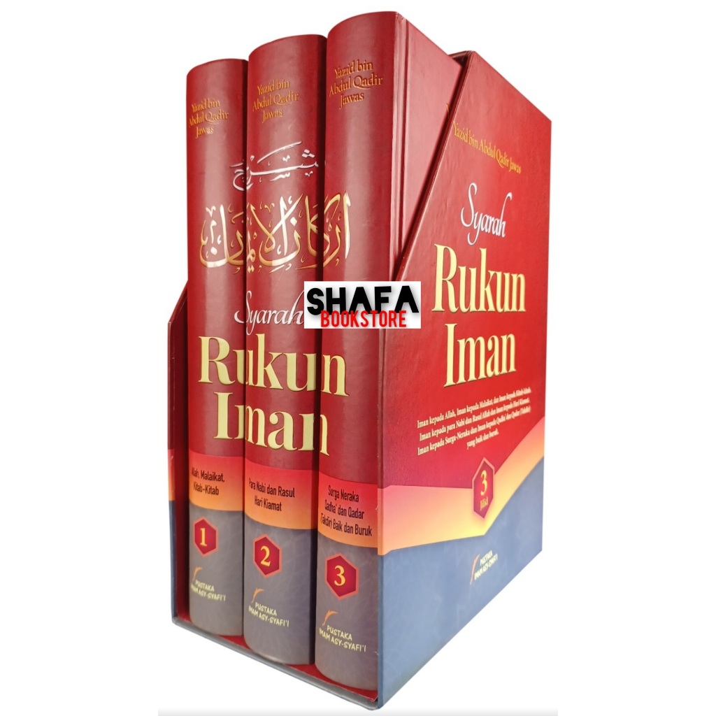 ASLI Syarah Rukun Iman 3 Jilid Lengkap Semua produk kami Original 100%