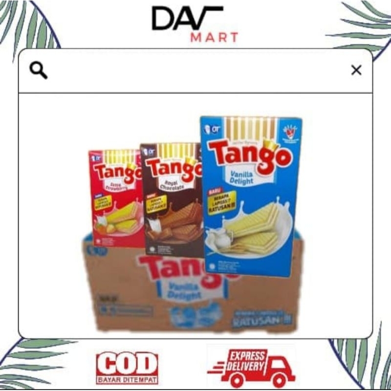 

WAFER TANGO 5GR ISI 12 BOX x 20 PCS (1 KARTON)