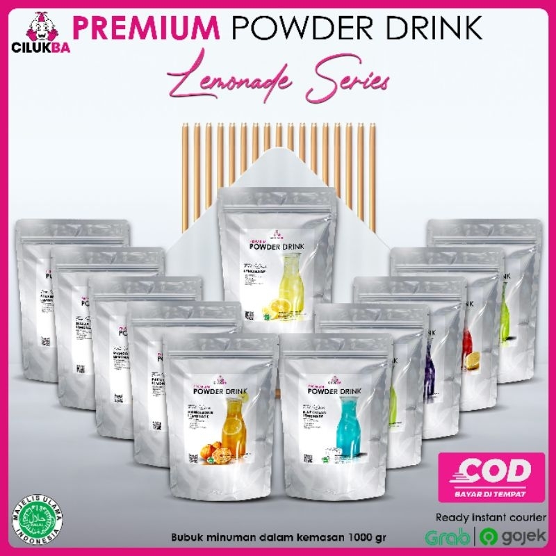 

Bubuk Minuman Premium Rasa Lemonade Series 1 kg / Premium Powder Drink