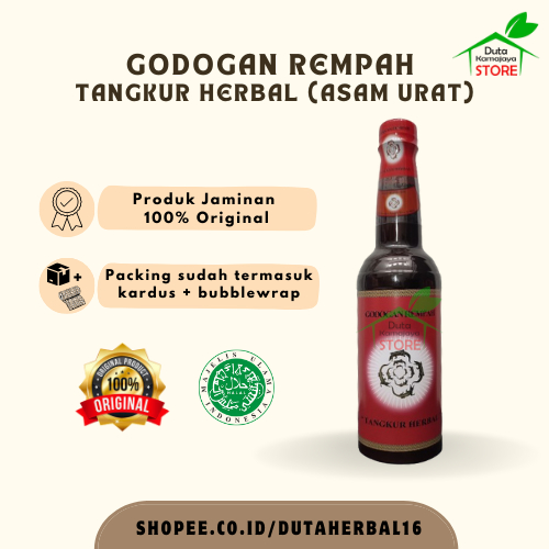 

[1 Pcs] Botol Plastik Tangkur Herbal Godogan Rempah Asam Urat Original 100% Halal Minuman Tradisional Herbal Obat Asam Urat Alami Resep Tradisional Jawa