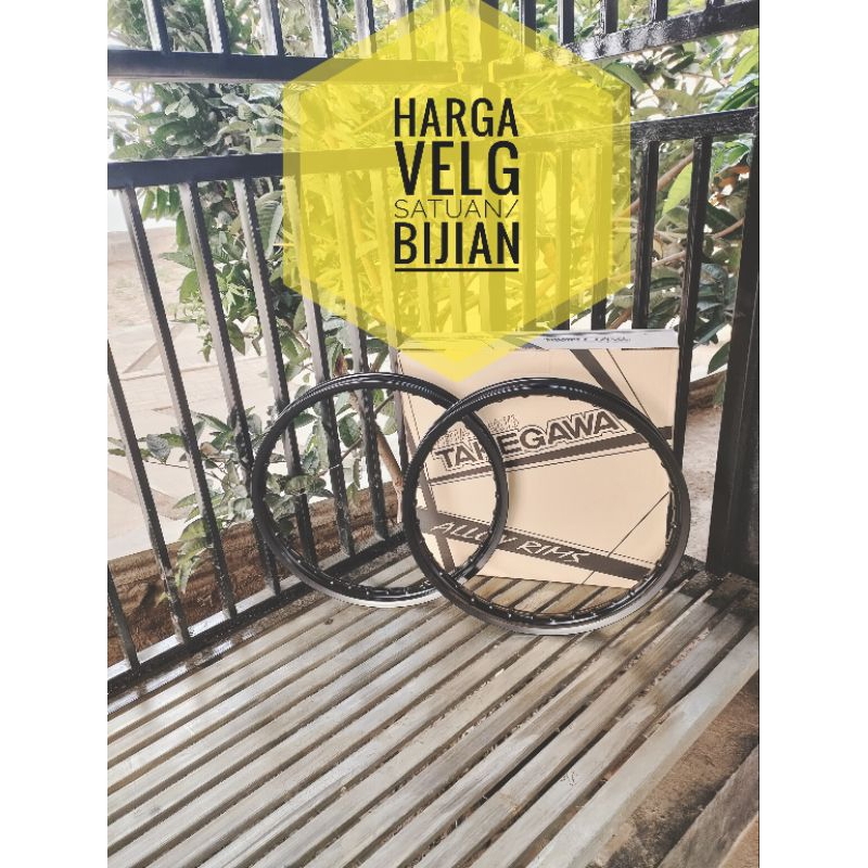 VELG TAKEGAWA VELG RACING VELG ALMUNIUM TAKEGAWA 140+160 RING 17