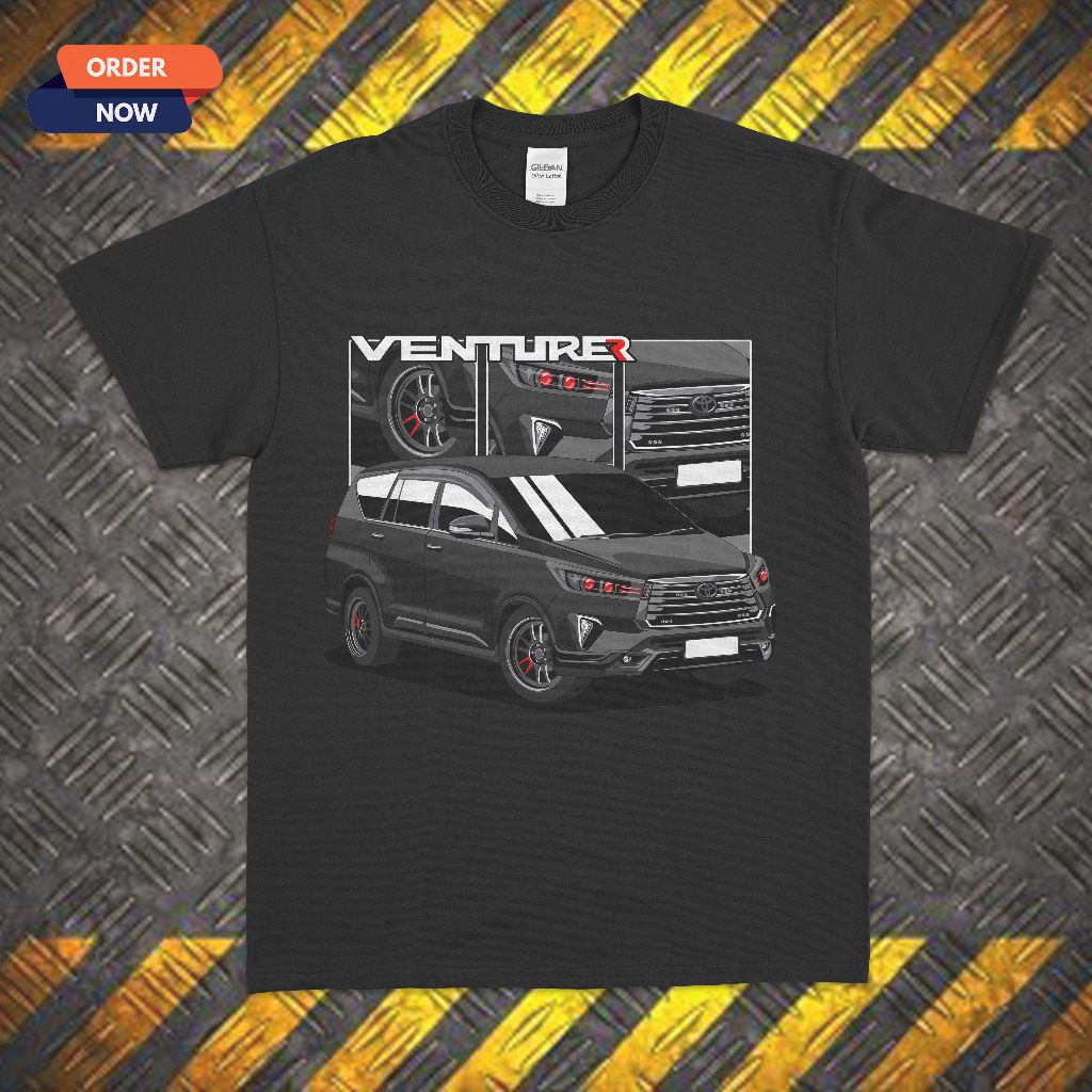 KAOS INNOVA VENTURER BAJU ATASAN PRIA WANITA T-SHIRT OTOMOTIF PREMIUM PREMIUM CUMI DARAT TURBO DIESE