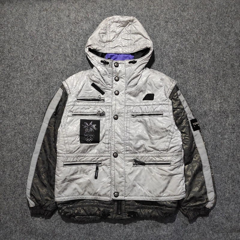 JACKET MIZUNO NAGANO 1998 SKI SNOWBOARD OUTDOOR COLORBLOCK/COLOURBLOCK VINTAGE