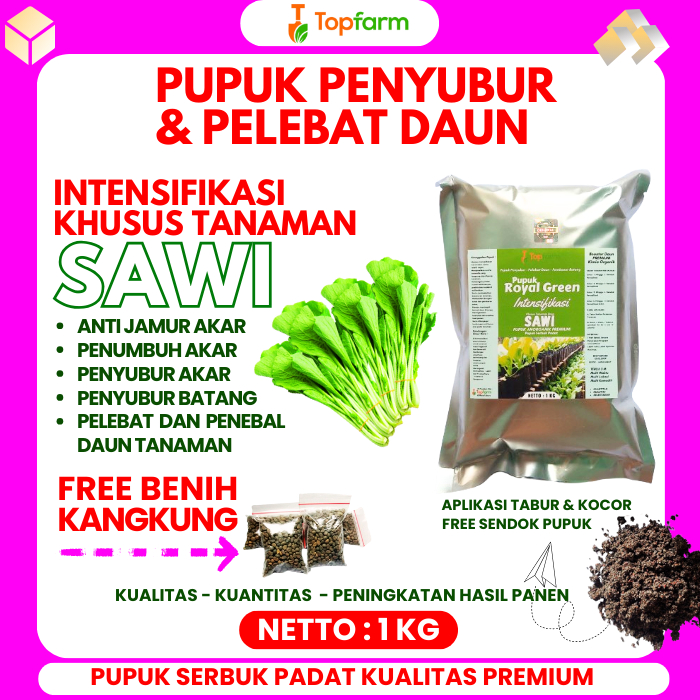 Pupuk Sawi Caisim / Pupuk Untuk Tanaman Sayuran Sawi / Pupuk Sayuran Sawi / Pupuk Khusus Sayuran Saw