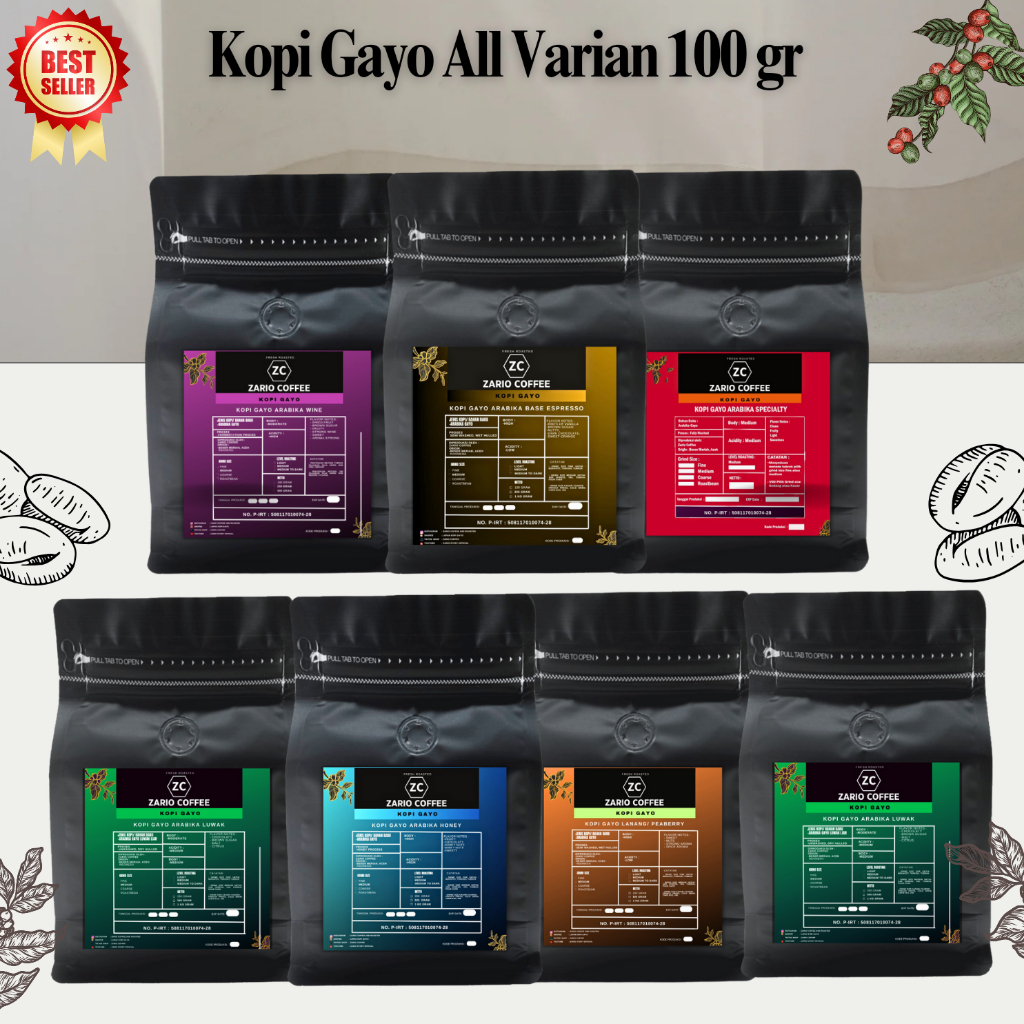 

Kopi Gayo Spesial Promo Semua Varians 100 Gram Kopi Aceh Arabika dan Robusta