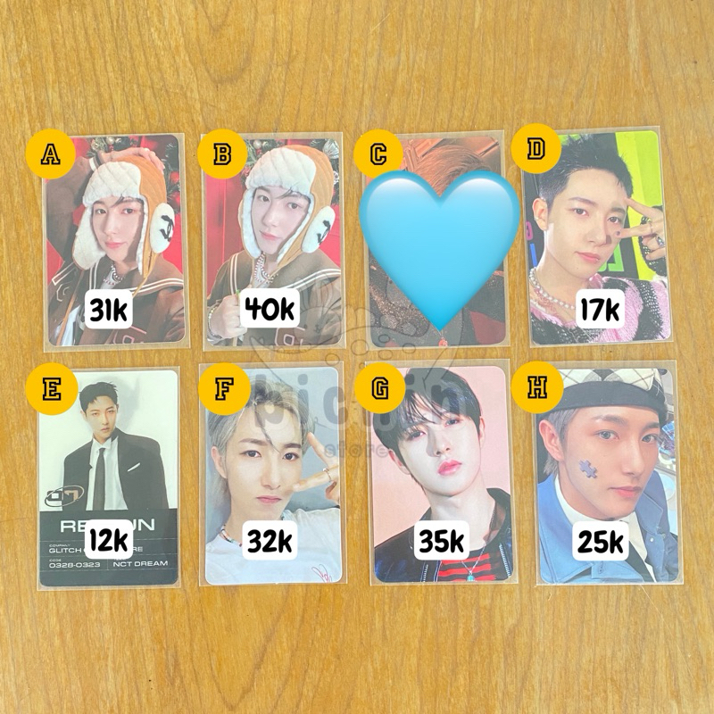 SUPER CLEARANCE SALE - ꒰ nct - renjun ꒱ photocard official renjun nct