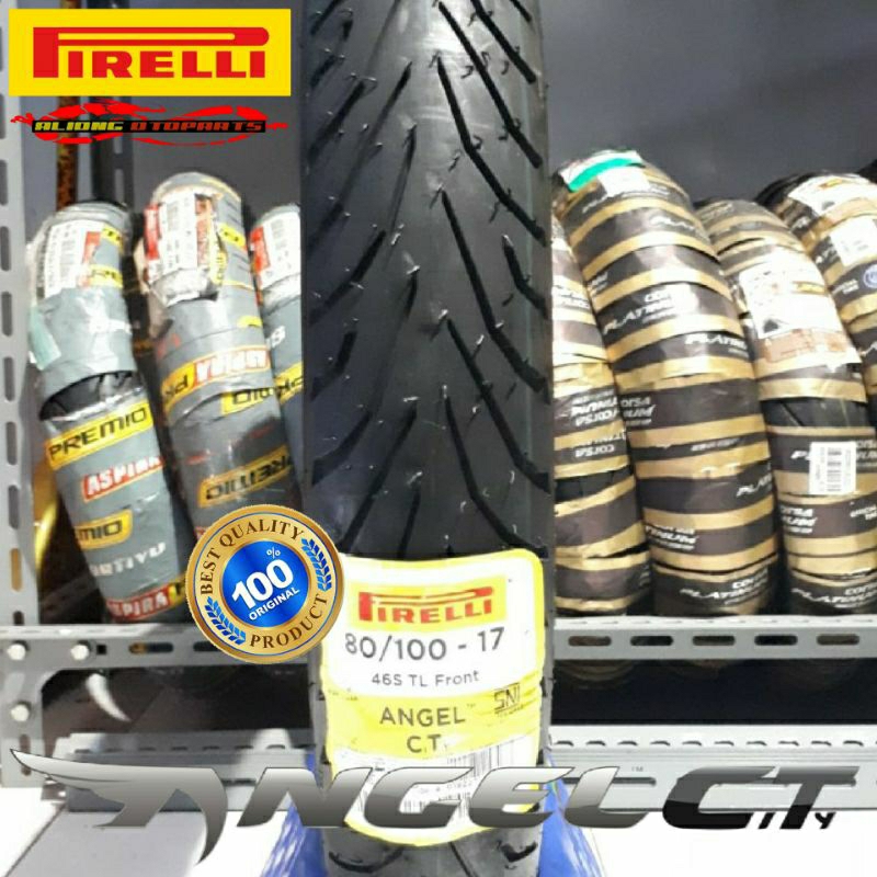 Ban Motor Pirelli Angel City 80/100 R17 untuk Honda Sonic, Jupiter MX King, Blade 125, Supra X 125
