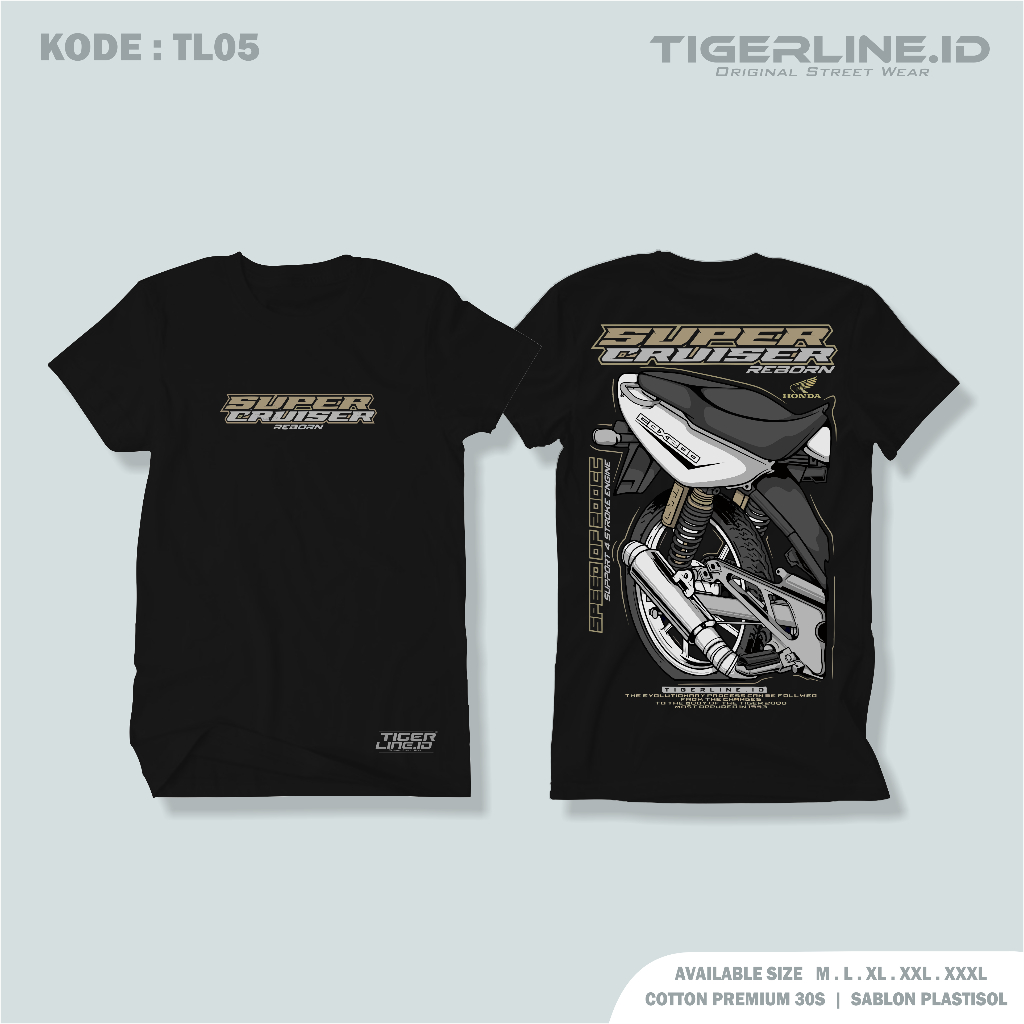tiger kaos tiger herex kaos tiger 2000  kaos honda kaos murah berkualitas tigerlineid TIGER 05