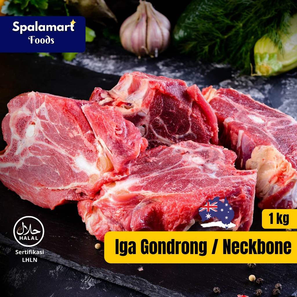 

Iga Sapi Neckbone Import tersertifikasi halal - Iga sapi untuk sop dan berbagai masakan 1KG