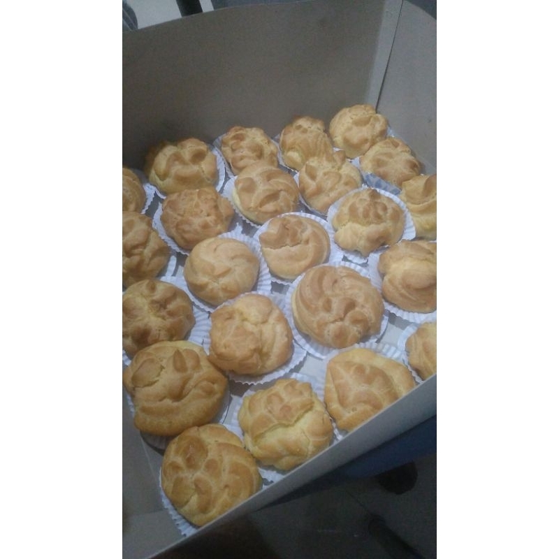 

soes vanilla sus vanilla kue soes vanilla kue sus jajanan pasar kue tampah kue enak hampers isi 10