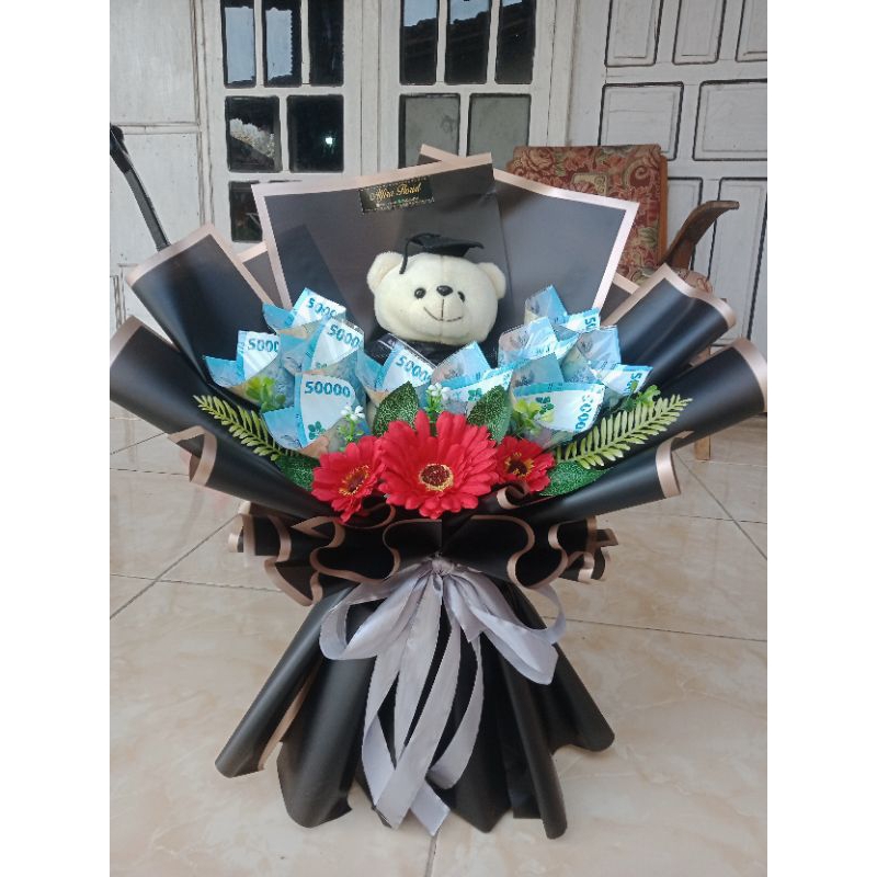 Buket uang|Buket bunga|buket boneka wisuda
