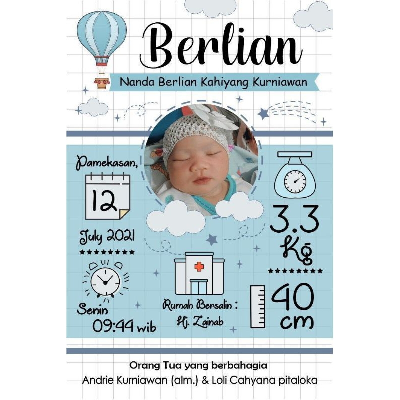 BIODATA BABY MEDIA PAPAN MDF 10R