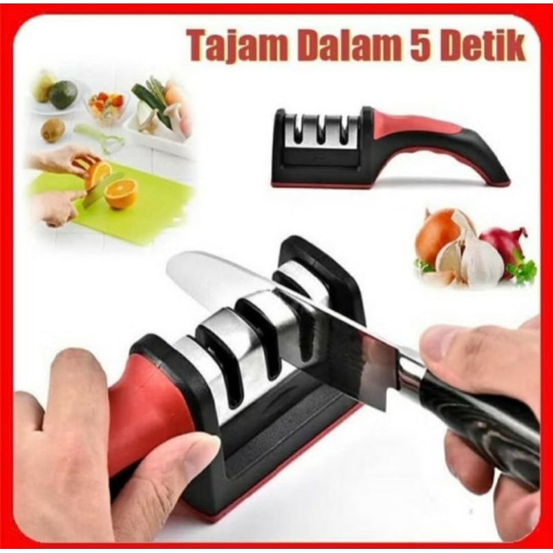 Asahan Pisau / Asahan Pisau Stainless Steel / Pengasah Gunting Pisau / Asahan Pisau