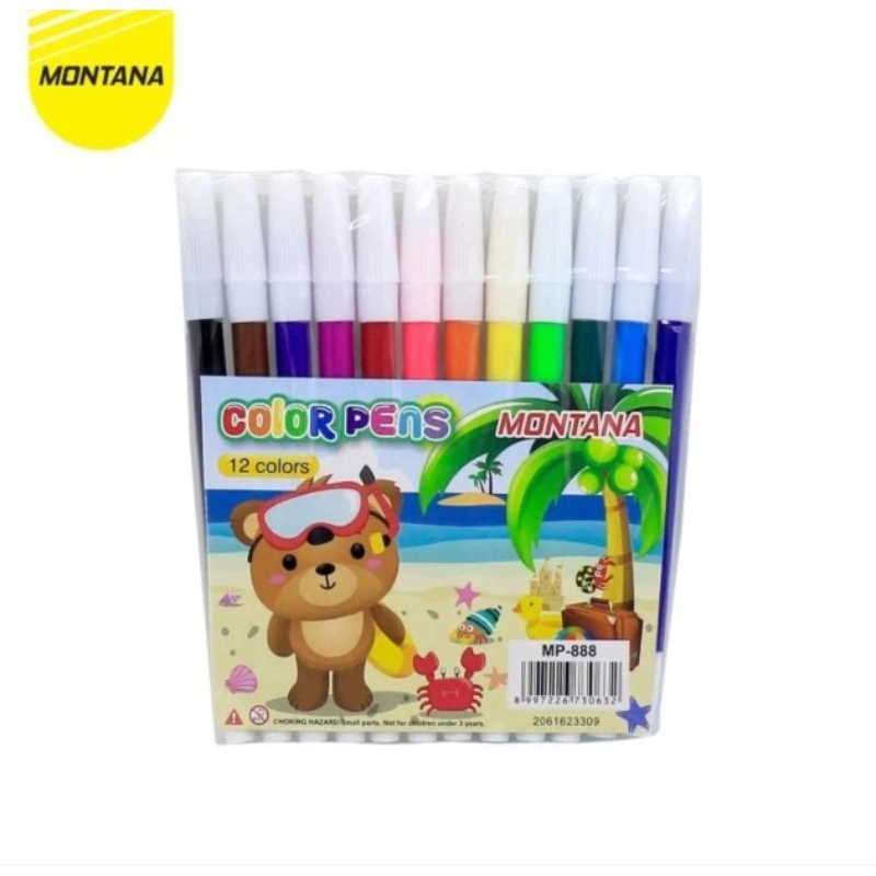 

spidol 12 warna MONTANA 888