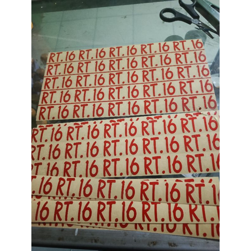 

Cutting stiker
