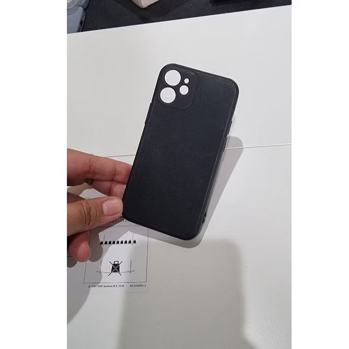 BENKS silicone case iphone 12 Mini Black soft lembut empuk